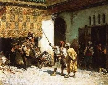 unknow artist Arab or Arabic people and life. Orientalism oil paintings  281 Norge oil painting art